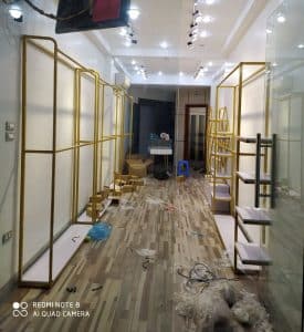 Giá treo quần áo shop