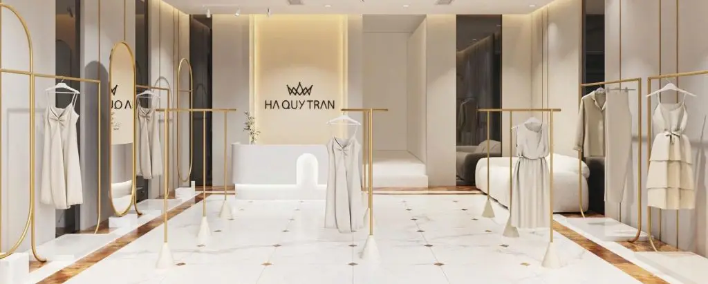 thiết kế shop thời trang nữ nhỏ đẹp