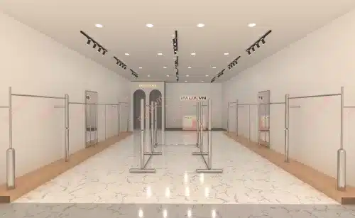 giá treo quần áo shop