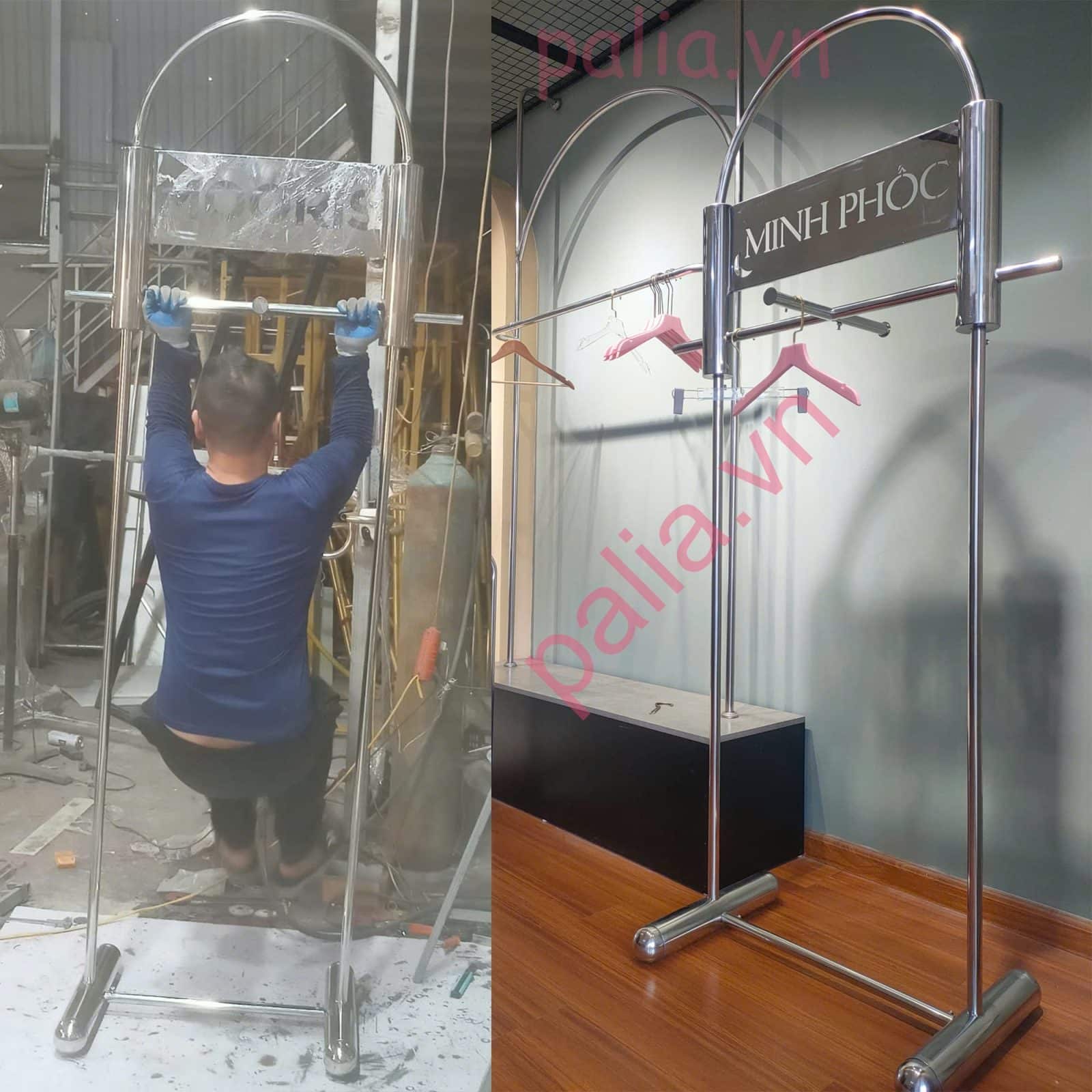 Giá treo quần áo inox