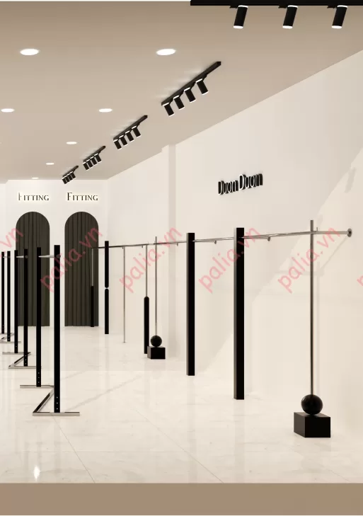 Giá treo quần áo shop S6