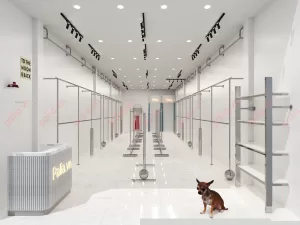 thiết kế shop quần áo nhỏ đẹp