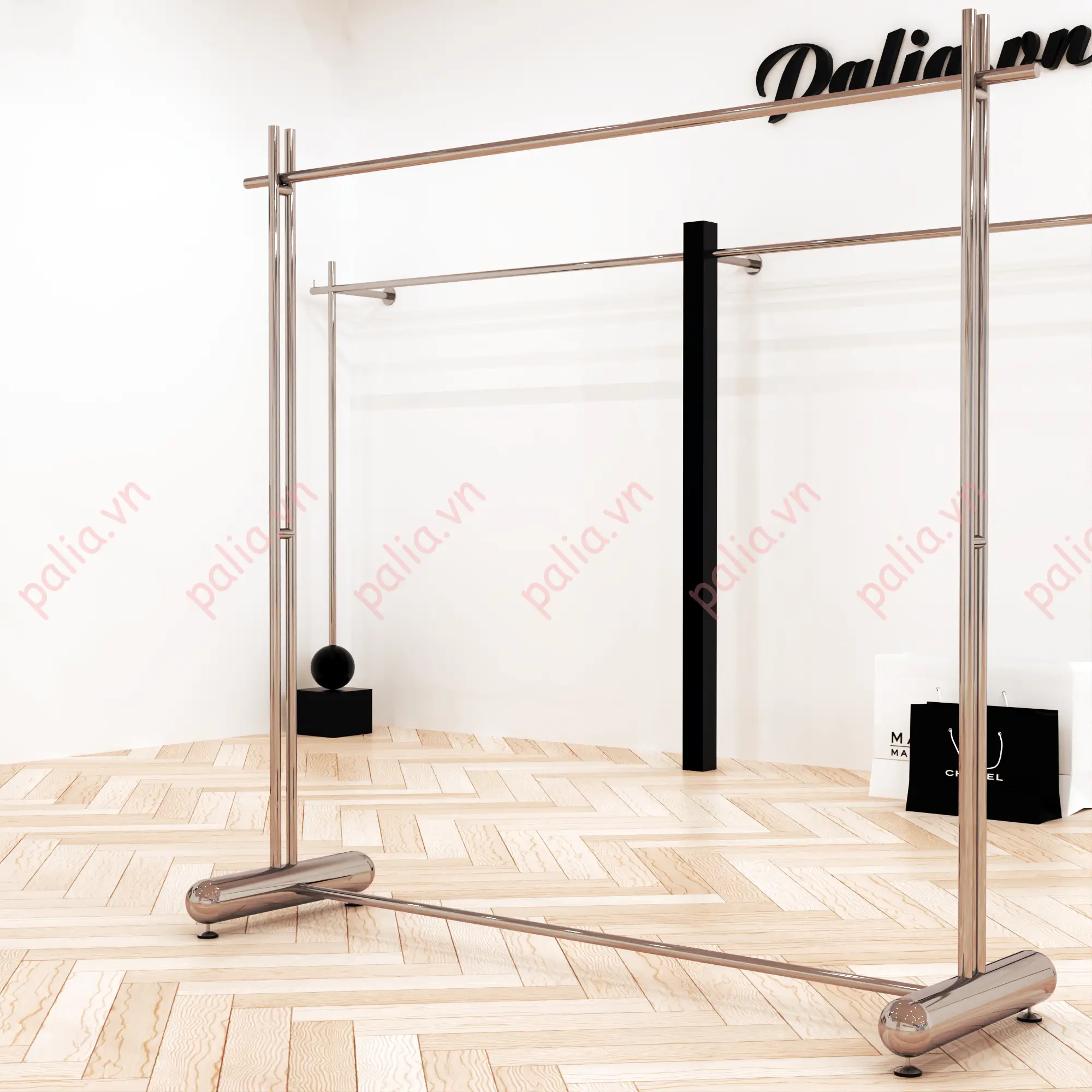 Giá treo quần áo shop S7